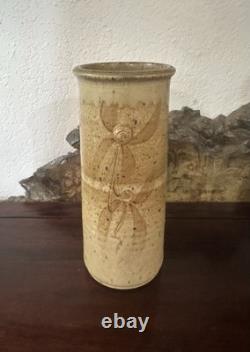 David Shaner Studio Pottery Signed Vase Vintage Mid Century Modern