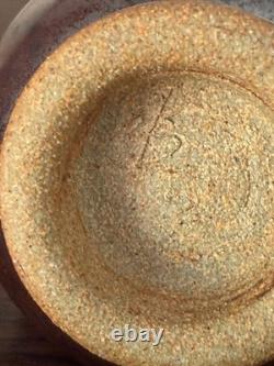 David Shaner Vintage American Studio Pottery Tea Bowl- Metallic Bronze Reduction