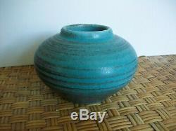 Deichmann Mid Century Vintage Canadian Studio Art Pottery Vase Free Ship