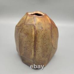 Don Curreri Studio Art Stoneware Vessel Signed Vintage NOS