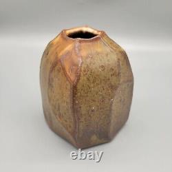 Don Curreri Studio Art Stoneware Vessel Signed Vintage NOS