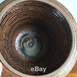 Don Pilcher Studio Pottery Ceramic Lidded Jar Large Vintage Vessel