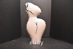 Donna Polseno Abstract LG Nude Vase Studio Art Pottery Picasso Style Vintage 15