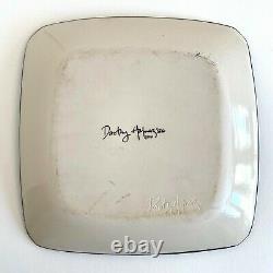 Dorothy Hafner Rare Vtg 1986 Post Modern Memphis Studio Art Pottery Signed Plate