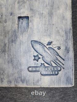 Doug Spalding Studio Robot Art Tiles (2) Detroit Ceramic Artist Signed