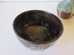 EDNA ARNOW studio pottery Mid-Century Modern bowl, Chicago artist potter