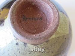 EDNA ARNOW studio pottery Mid-Century Modern bowl, Chicago artist potter