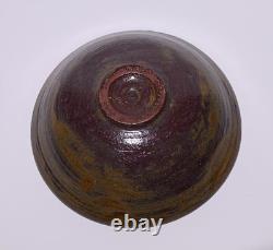 E & R REYNOLDS CALIFORNIA STUDIO POTTERY BOWL SIGNED 1946 Natzler Era Vintage