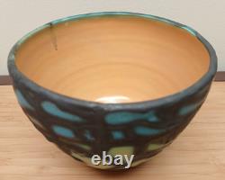 Early George Pearlman Pottery Maine Artist Potter Vintage 1986 Vase 8.5