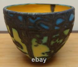 Early George Pearlman Pottery Maine Artist Potter Vintage 1986 Vase 8.5