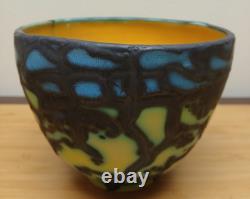 Early George Pearlman Pottery Maine Artist Potter Vintage 1986 Vase 8.5