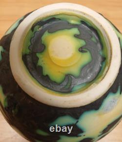 Early George Pearlman Pottery Maine Artist Potter Vintage 1986 Vase 8.5