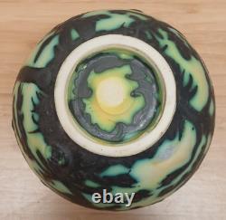 Early George Pearlman Pottery Maine Artist Potter Vintage 1986 Vase 8.5