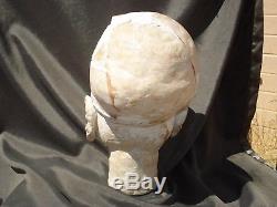 Early Rose Cabat Hand Made sculpture Studio Pottery Head Woman MCM Vintage 1940