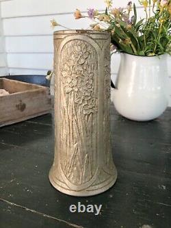 Early Tiffany Favrile Bronze Pottery Vase