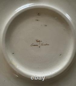 Eduardo Vega, Cuenca Ecuador, Large Art Pottery Platter/Charger, River Vintage