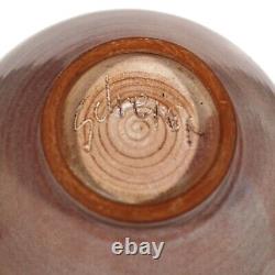 Edwin & Mary Scheier Studio Art Pottery Bowl Vase Incised Lines Vintage Listed