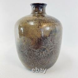 Edwin and Mary Scheier Sgraffito Vase Studio Art Pottery vtg