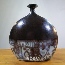 Elly & Wilhelm Kuch Studiokeramik Vase Graphischer Dekor MID Century Pottery