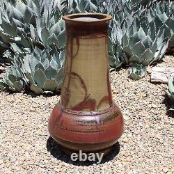 Eric Norstad Studio Art Pottery Vase Monumental 22 1/4 Vintage 1973 California