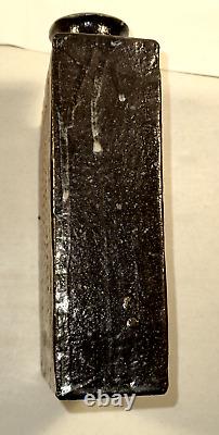 Eric Norstad Studio Rare Box Vase Vintage pottery Perfect condition