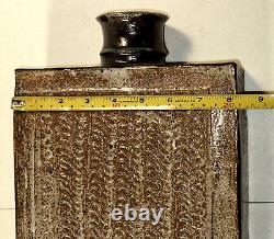Eric Norstad Studio Rare Box Vase Vintage pottery Perfect condition