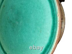Eugene White California Studio Pottery Turquoise Blue Charger Tray Early