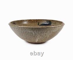 Extra Large Ceramic Bowl Vintage Studio Pottery Round Earthy Colors Centerpiece
