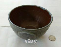FRANCES SENSKA Vintage Studio Pottery Bowl Bozeman Montana Ceramics