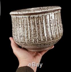 Fine Vintage Colorado Ribbed Studio Art Pottery Pot Vessel Vase Mark Zamantakis