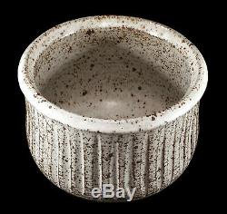 Fine Vintage Colorado Ribbed Studio Art Pottery Pot Vessel Vase Mark Zamantakis