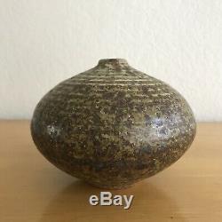 Fine Vintage Vivika Otto Heino Studio Art Pottery Weed Pot Vase California