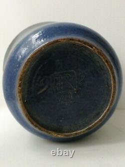 Frances Emma Richards Signed Vase 1926 Antique British Studio Pottery Stoneware