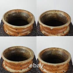 Frances Lehnert Ceramic Vase Ohio Studio Pottery Vintage Stoneware Pot 8.25H