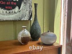 Franz Kriwanek Silverton Mountain Colorado Vtg Modern Studio Pottery Vessel Vase