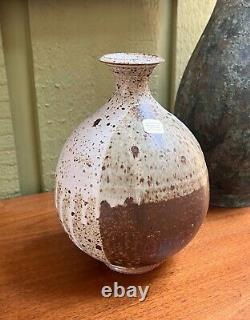 Franz Kriwanek Silverton Mountain Colorado Vtg Modern Studio Pottery Vessel Vase