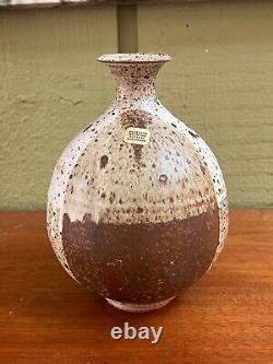 Franz Kriwanek Silverton Mountain Colorado Vtg Modern Studio Pottery Vessel Vase