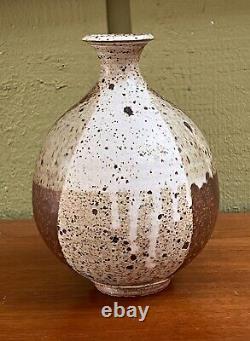 Franz Kriwanek Silverton Mountain Colorado Vtg Modern Studio Pottery Vessel Vase