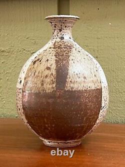 Franz Kriwanek Silverton Mountain Colorado Vtg Modern Studio Pottery Vessel Vase