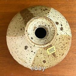 Franz Kriwanek Silverton Mountain Colorado Vtg Modern Studio Pottery Vessel Vase