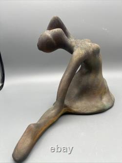 George Zaro Tudzarov Raku Pottery Ballerina Sculpture Figure Signed 195/950