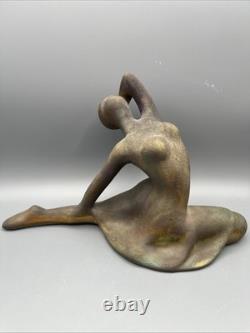George Zaro Tudzarov Raku Pottery Ballerina Sculpture Figure Signed 195/950