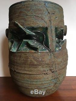 Gerry Williams Vintage Mid Century Modern Studio Pottery Ceramic Stoneware Vase