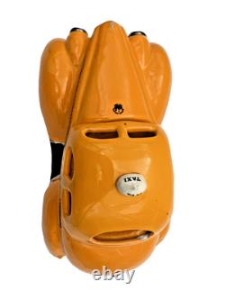 Glenn Appleman Studio Pottery Taxi Cab Cookie Jar Vintage Americana Rare