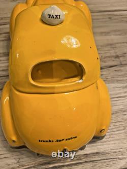 Glenn Appleman Studio Pottery Taxi Cab Cookie Jar Vintage Americana Rare