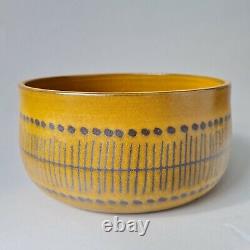 Goran Andersson Upsala Ekeby ceramic bowl Stripa Swedish MCM Göran vintage
