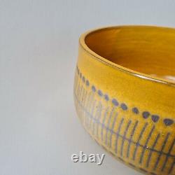 Goran Andersson Upsala Ekeby ceramic bowl Stripa Swedish MCM Göran vintage