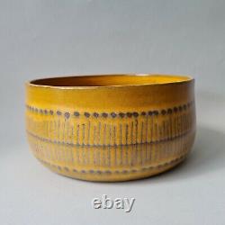 Goran Andersson Upsala Ekeby ceramic bowl Stripa Swedish MCM Göran vintage