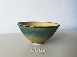 Gunnar Nylund Rostrand ceramic bowl Swedish art Mid-century MCM vintage Sweden