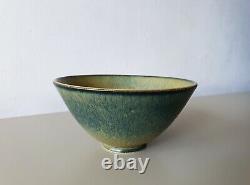 Gunnar Nylund Rostrand ceramic bowl Swedish art Mid-century MCM vintage Sweden